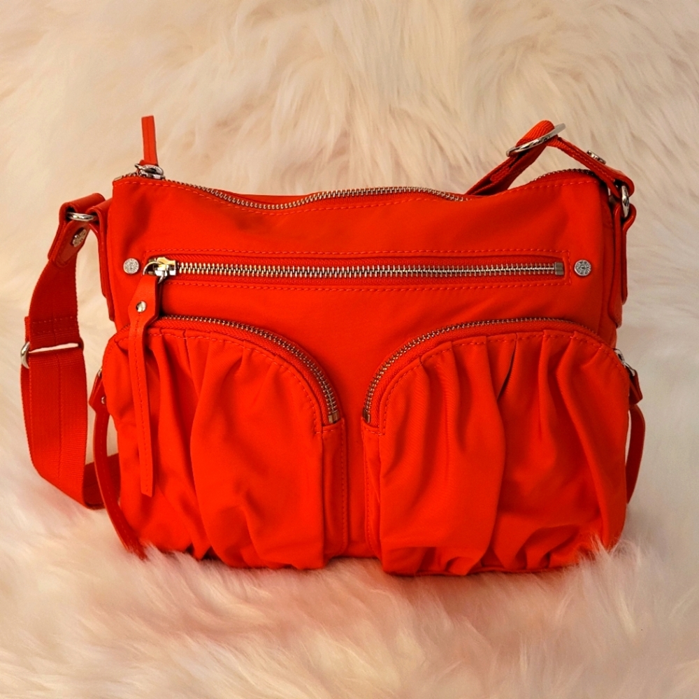 MZ Wallace Orange Paige Handbag